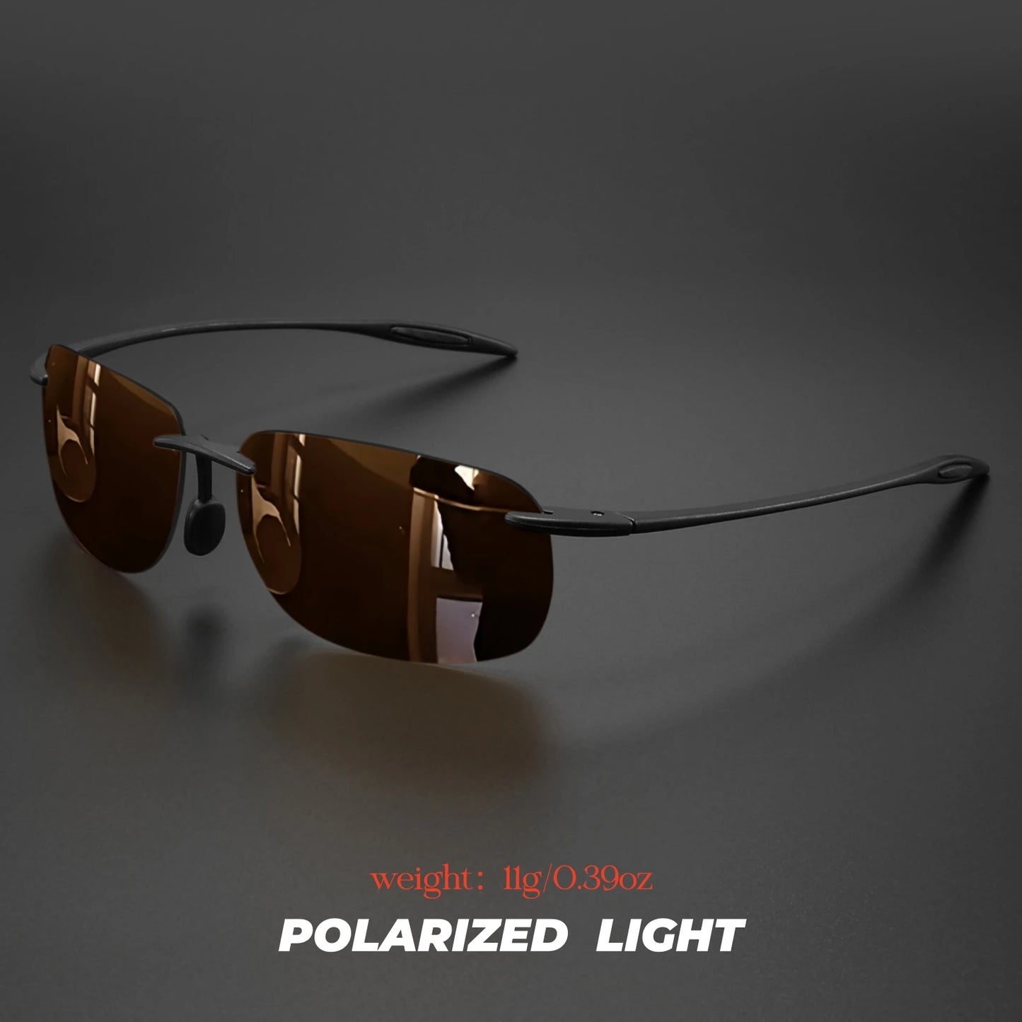 Lunettes Polarisées Ultra-Légères TR90 – Verres TAC UV400 | Conduite, Pêche, Outdoor