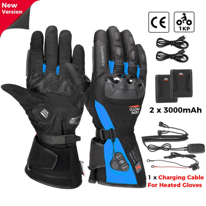 Gants chauffants rechargeables grand froid, tactiles et imperméables
