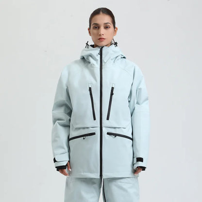 Veste de ski femme imperméable et respirante à capuche, tenue jusqu'à -30°C