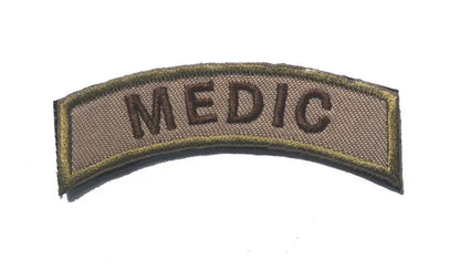 MEDIC Embroidered Patch IR Reflective Glow in Dark Tactical Military Patches Medical MED EMT PARAMEDIC Emblem PVC Rubber Badges - BLACKBEARD OUTDOOR INDUSTRIES