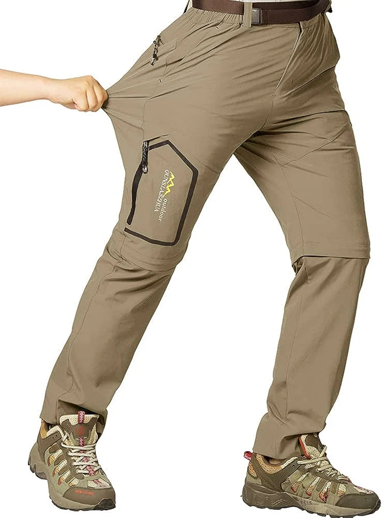 Pantalon Randonnée Tactique Homme 2-en-1 — Imperméable, Séchage Rapide, Anti-UV | L à 6XL - BLACKBEARD OUTDOOR INDUSTRIES