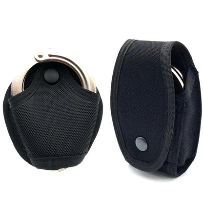 Porte-menottes tactique en nylon – Fixation MOLLE et ceinture