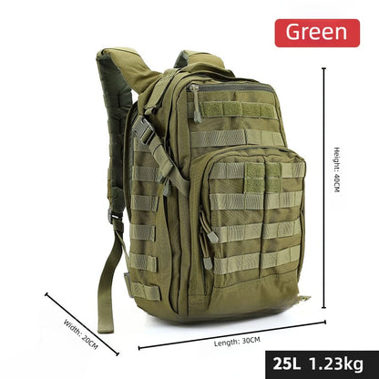 Sac à dos tactique 25 L BS208 en toile Oxford