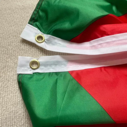 Drapeau du Pays Basque Euskal Herria 90x150 cm – Drapeau Double Face Imprimé en Polyester – Décoration de Maison – Drapeau National Espagnol (Ikurrina) BLACKBEARD OUTDOOR INDUSTRIES