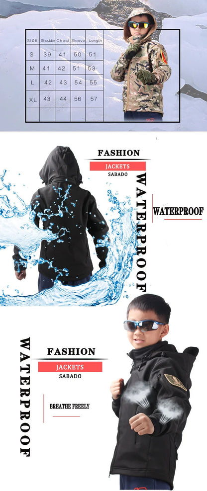 veste softshell tactique enfant Ma boutique