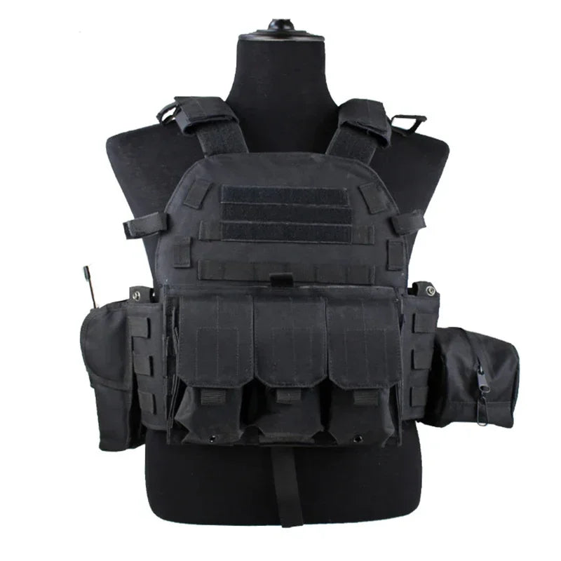 Gilet porte-plaques tactique 6094 MOLLE réglable