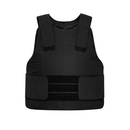 Gilet Pare-Balles Dissimulable NIJ IIIA Certifie – Matiere Balistique UHMWPE, Nylon 900D, Epaules et Taille Ajustables pour Agents de Securite et Protection Rapprochee (L a XXL, Noir)
