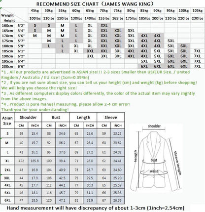 Costume Homme Slim Fit à Deux Boutons – Costume Professionnel et Élégant avec Pantalon Inclus (Tailles S-6XL) BLACKBEARD OUTDOOR INDUSTRIES