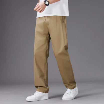 Pantalon Homme Grande Taille Coton – Coupe Droite Casual Été M à 6XL - BLACKBEARD OUTDOOR INDUSTRIES