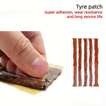 ZFOUEK Kit de Réparation de Pneu Voiture – Kit Complet d'Urgence avec Mèches, Colle, Outils, Boîte de Rangement - BLACKBEARD OUTDOOR INDUSTRIES