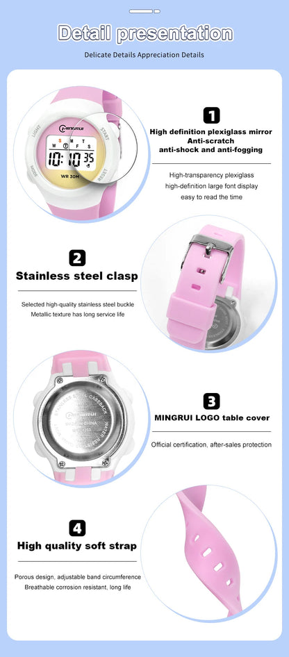 montre numérique sportive pour enfants waterproof Ma boutique