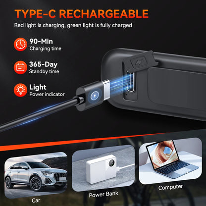 Alarme personnelle rechargeable USB-C avec sirène 130 dB