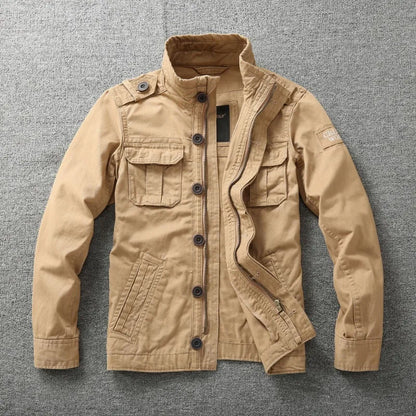 Veste Militaire vintage Camouflage Homme – Décontractée & Résistante | Printemps & Automne - BLACKBEARD OUTDOOR INDUSTRIES