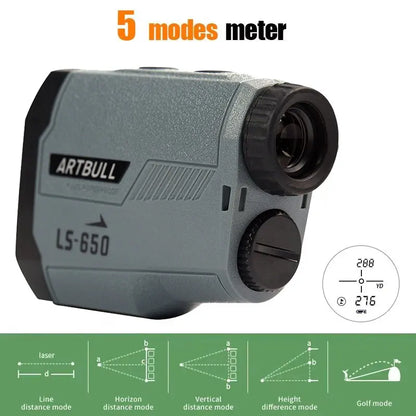 ARTBULL Télémètre Laser 1000M 650M avec Verrouillage de Drapeau et Mesure de Distance pour Chasse Monoculaire
