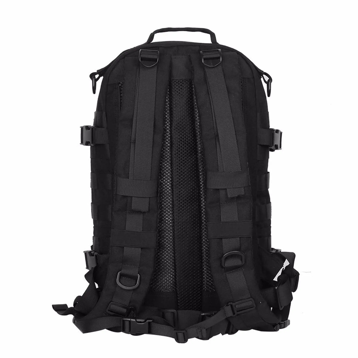Sac à dos tactique noir 55–60 L – Nylon 1000D et MOLLE