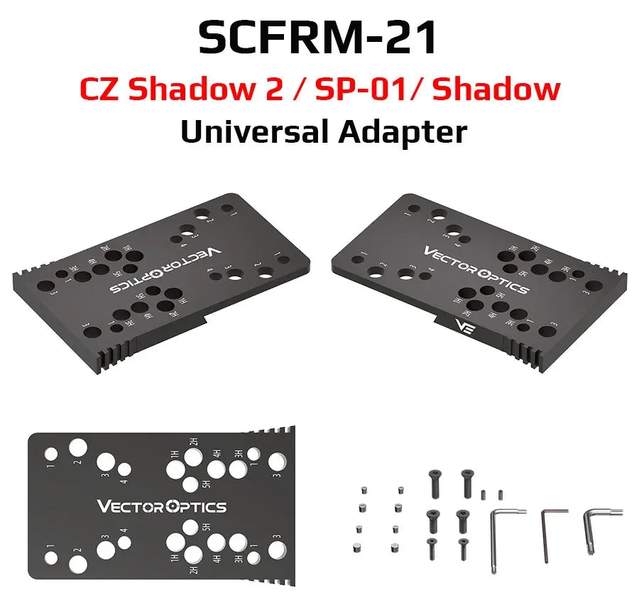 Adaptateur Universel pour Viseur Red Dot Airsoft M2/M4 – Montage sur Pistolet pour Accessoires Tactiques et de Chasse - BLACKBEARD OUTDOOR INDUSTRIES