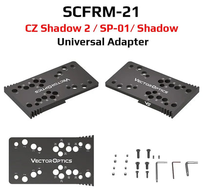 Adaptateur Universel pour Viseur Red Dot Airsoft M2/M4 – Montage sur Pistolet pour Accessoires Tactiques et de Chasse - BLACKBEARD OUTDOOR INDUSTRIES