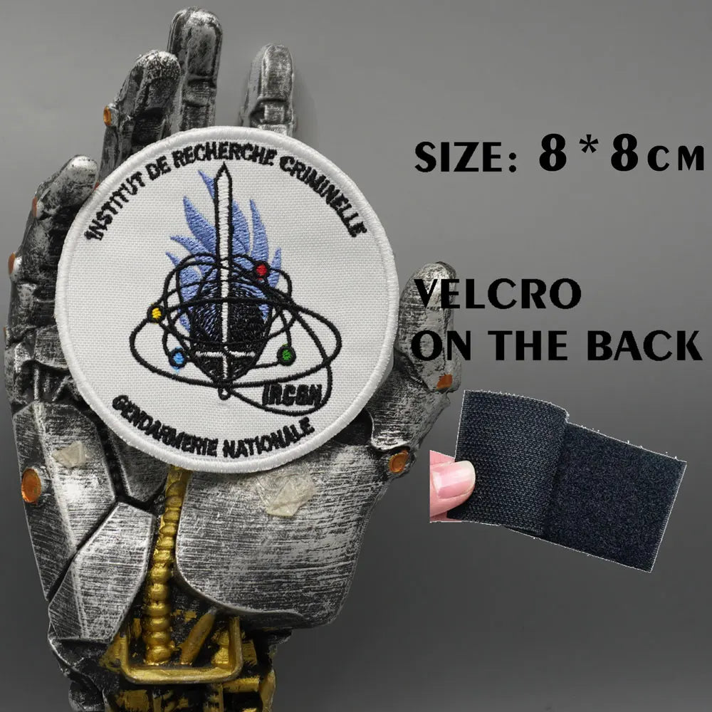 Patch Gendarmerie Nationale Brodé — Velcro ou Thermocollant - BLACKBEARD OUTDOOR INDUSTRIES