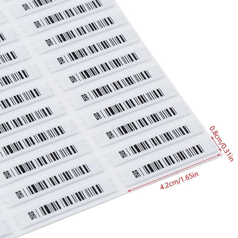 Étiquettes antivol adhésives acousto-magnétiques lot de 108