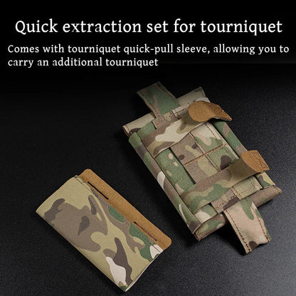 Kit de Premiers Secours Micro Trauma – Sac de Rangement, Accessoires de Survie en Cas de Traumatisme BLACKBEARD OUTDOOR INDUSTRIES