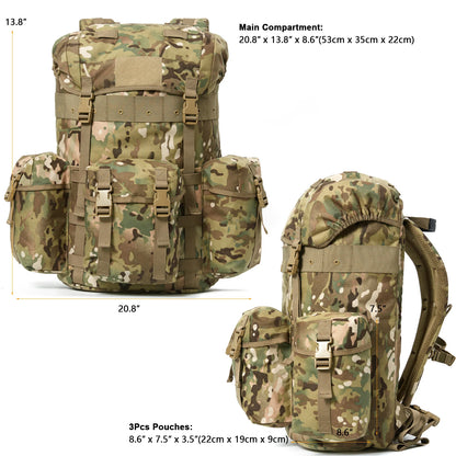 Sac à dos tactique ALICE C1 camouflage – Randonnée et bivouac