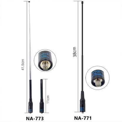 Antenne Nagoya NA-771 / NA-773 VHF/UHF SMA-Femelle – Baofeng, Quansheng, Kenwood