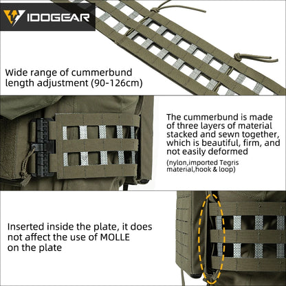 Gilet tactique IDOGEAR G4 quick release laser cut MOLLE - BLACKBEARD OUTDOOR INDUSTRIES