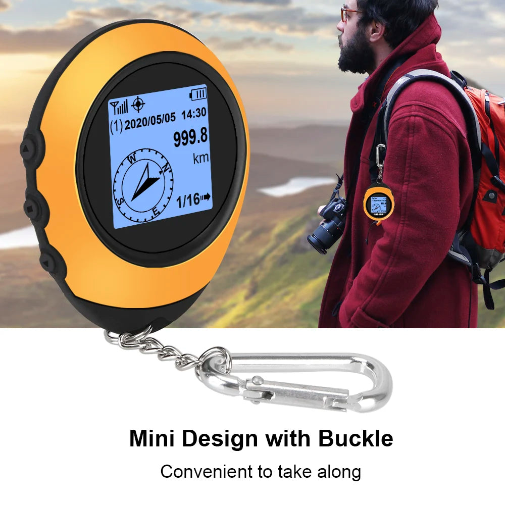 Mini GPS Portable de Haute Précision - boussole , Altimètre, Localisateur, Navigateur pour Sports de Plein Air, Voyage et Randonnée - BLACKBEARD OUTDOOR INDUSTRIES