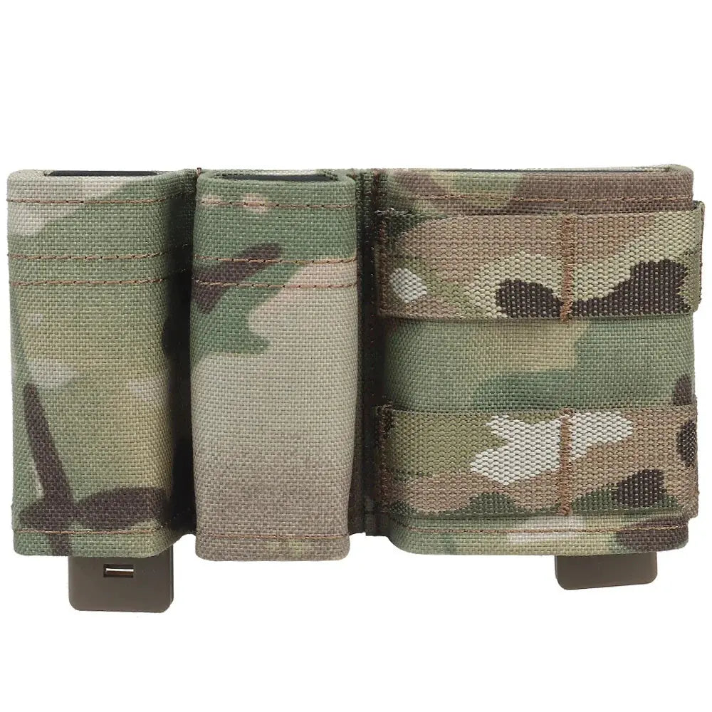 Tactical Outdoor Double Stack Magazine Pouch 5.56 & 9mm – MOLLE Compatible Ma boutique