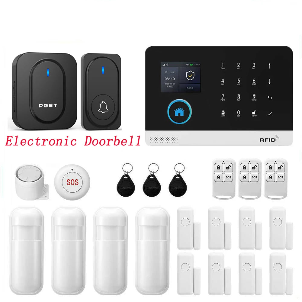 Système d’alarme WiFi pour maison avec capteur porte/fenêtre