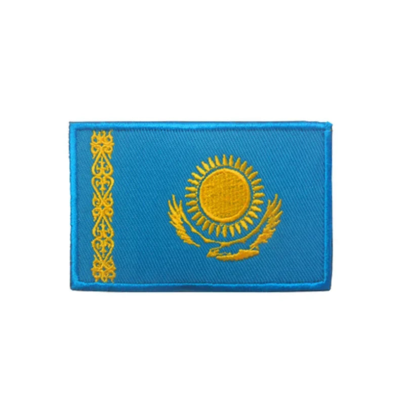 Patch Brodé Drapeau – international | Patch Militaire Tactique Velcro - BLACKBEARD OUTDOOR INDUSTRIES