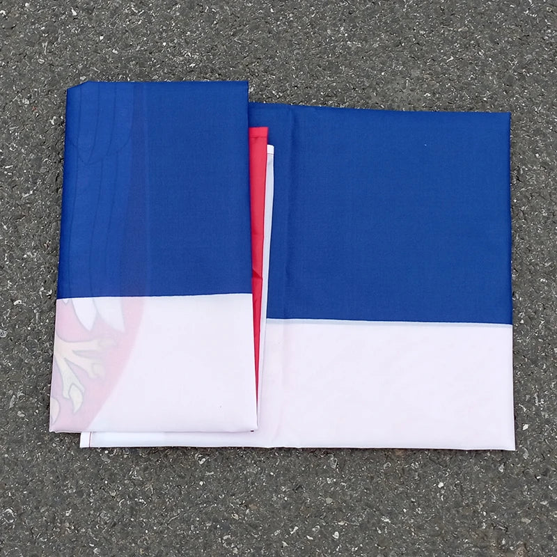 Drapeau de la Serbie 90x150 cm - Bannière en Polyester Suspendue et Flottante SRB RS Republika Serbja BLACKBEARD OUTDOOR INDUSTRIES