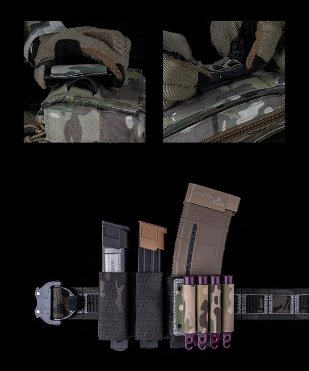 KOLINLOV Glow Sticks Pouch – Pochette de Rangement Tactique pour Bâtons Lumineux - BLACKBEARD OUTDOOR INDUSTRIES