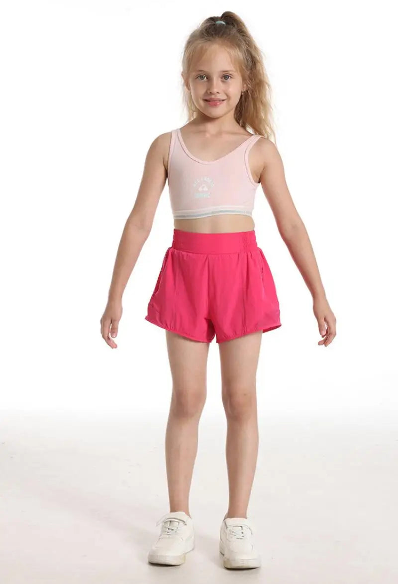 short de sport fille polyester Drytech Ma boutique