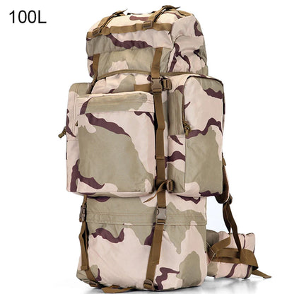Sac à Dos Tactique 100L – Ultra Grande Capacité Étanche avec Cadre Interne - BLACKBEARD OUTDOOR INDUSTRIES