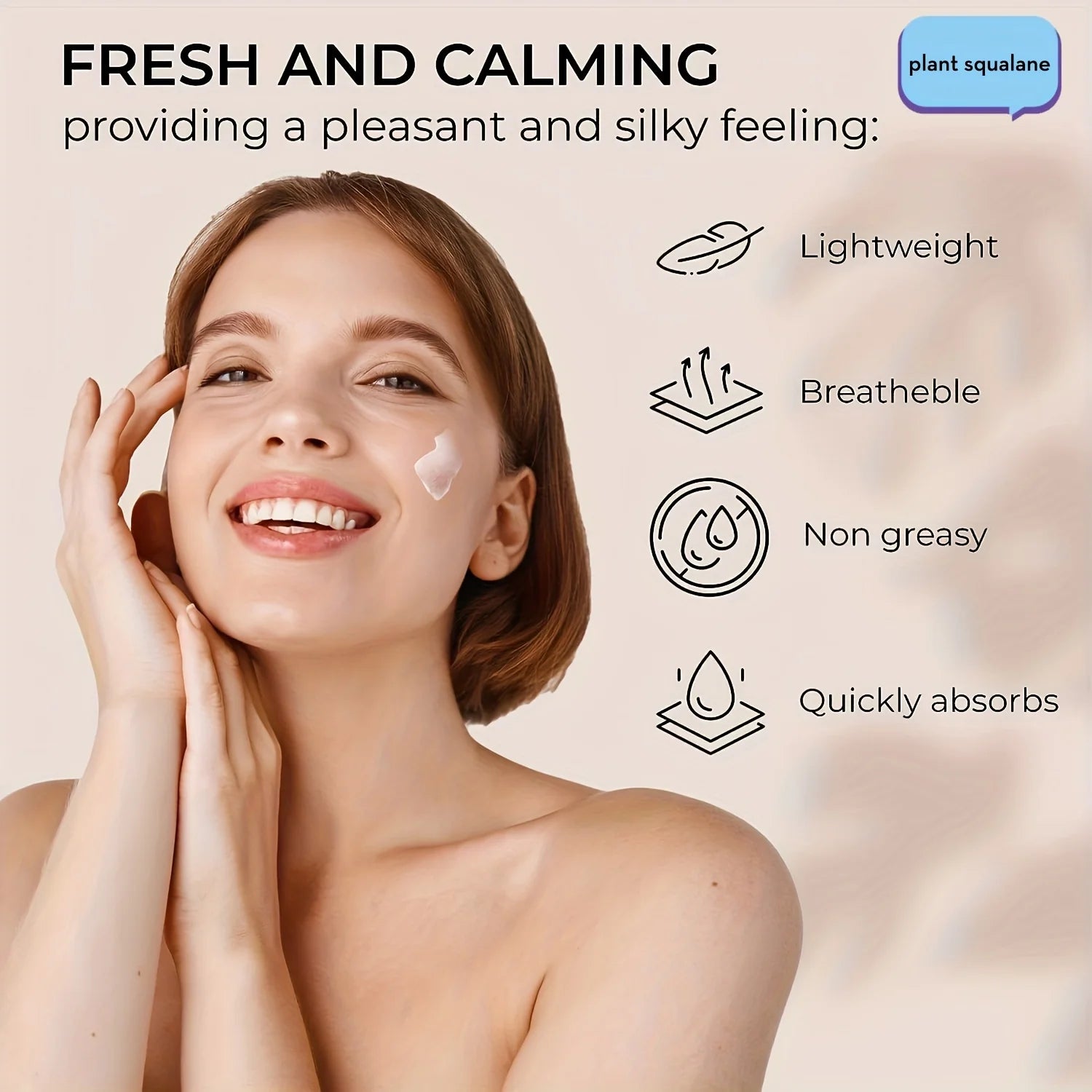 Crème Visage Niacinamide Acide Hyaluronique Collagène avec Pompe Airless - Rétinol et Cellules Souches Botaniques - BLACKBEARD OUTDOOR INDUSTRIES