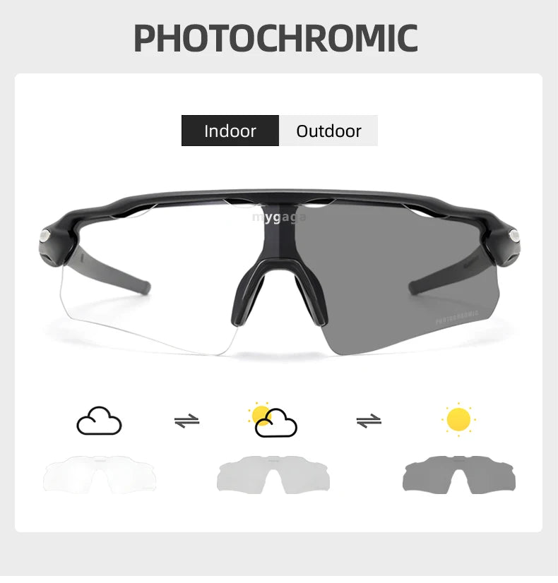 Lunettes de Cyclisme Polarisées Photochromiques M301 — Performance et Protection Totales pour les Passionnés de Plein Air - BLACKBEARD OUTDOOR INDUSTRIES