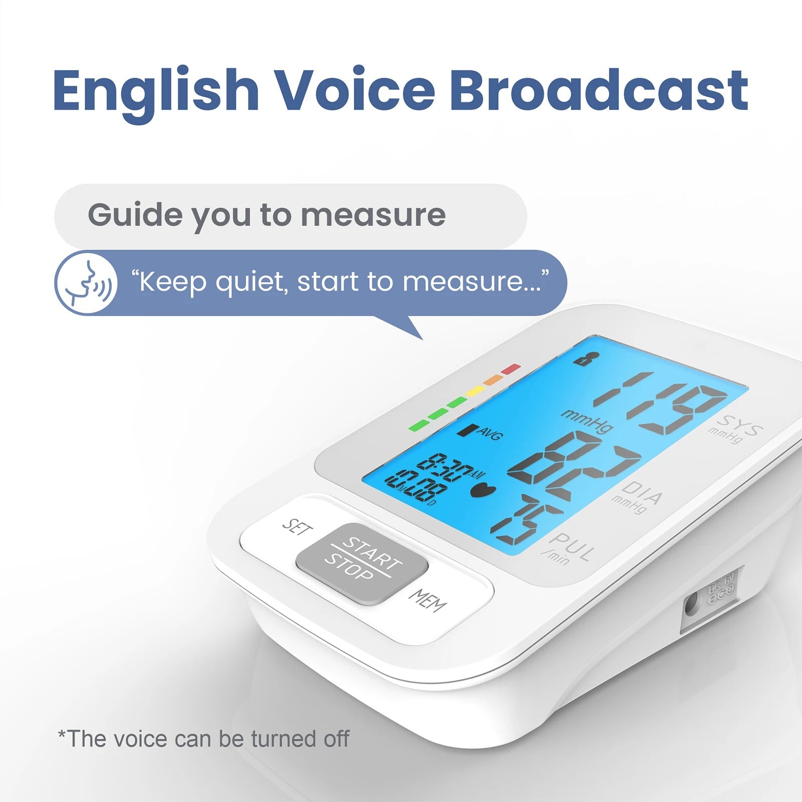 Moniteur de Tension Artérielle Automatique pour Bras – Tensiomètre Digital Sejoy DBP-1383 Ma boutique