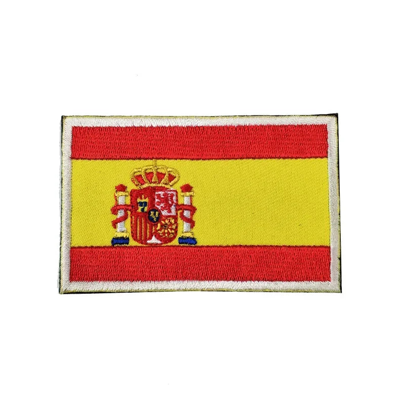 Patch Brodé Drapeau – international | Patch Militaire Tactique Velcro - BLACKBEARD OUTDOOR INDUSTRIES