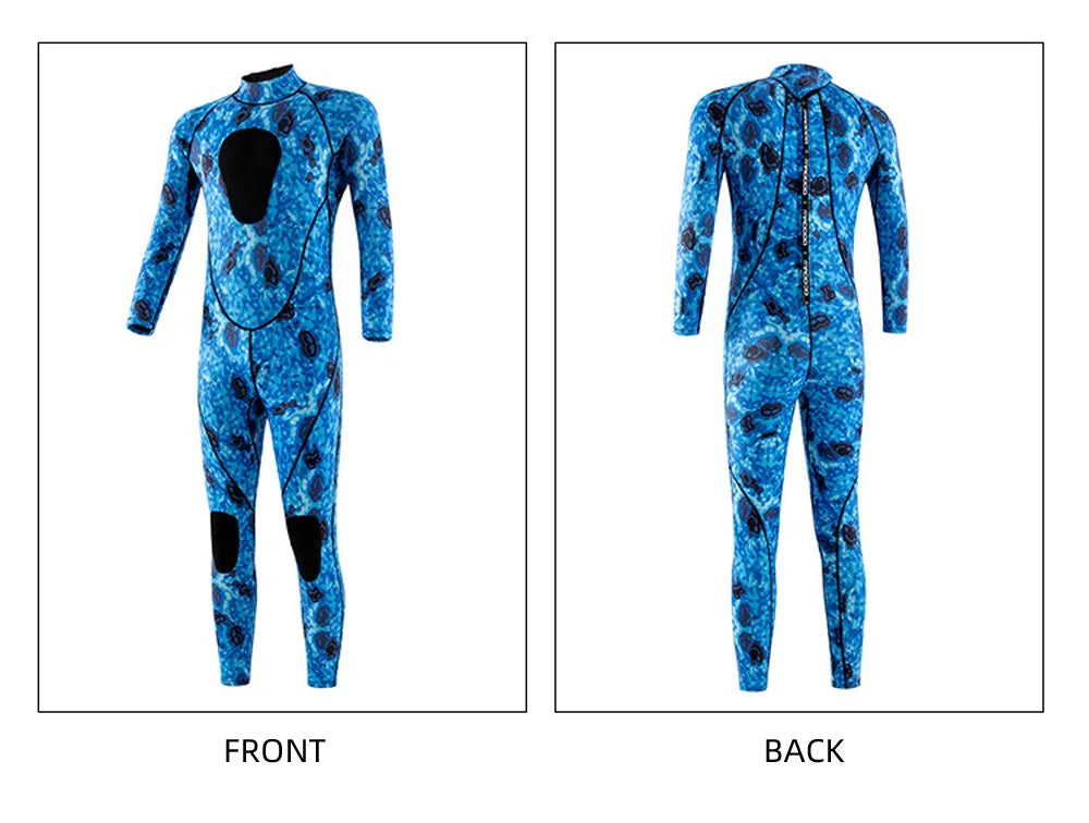 Combinaison Néoprène Camouflage 3 mm – Homme, Multi-Sports Nautiques - BLACKBEARD OUTDOOR INDUSTRIES