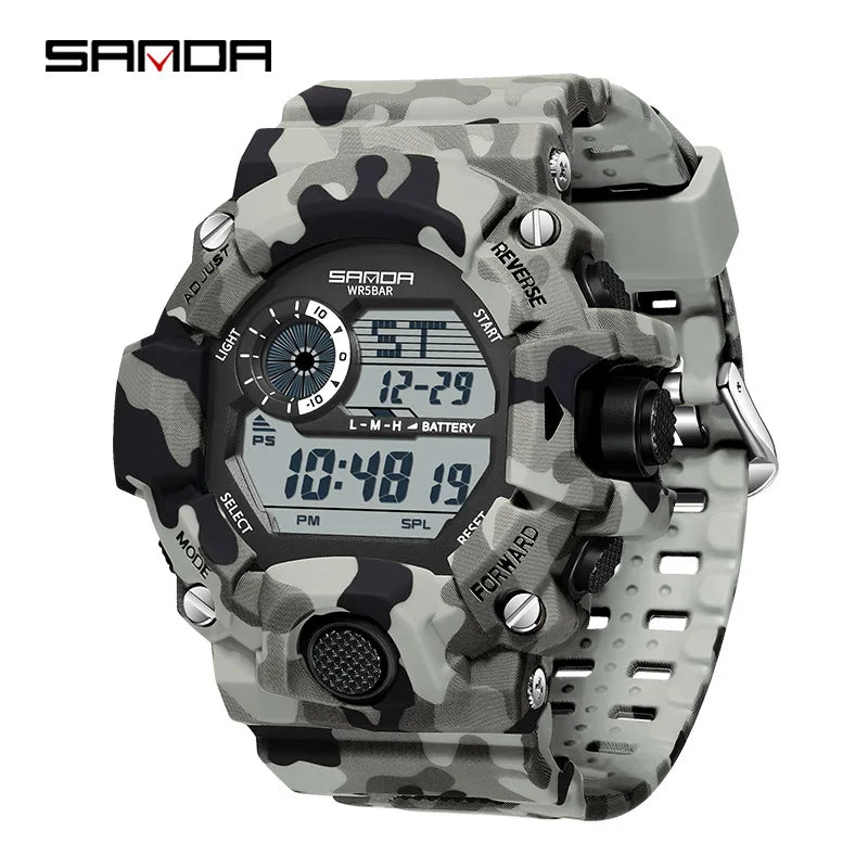 SANDA 2183 – Montre Électronique Homme - BLACKBEARD OUTDOOR INDUSTRIES