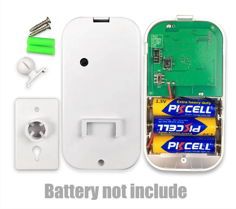 Détecteur de Mouvement PIR Sans Fil 433MHz EV1527 – Capteur Infrarouge pour Système d’Alarme et Sécurité (Lot de 1 à 8)