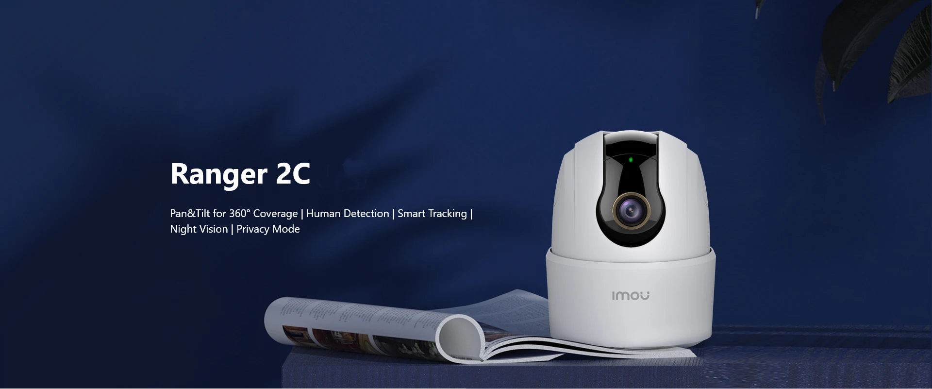 Caméra Wi-Fi Intérieure IMOU Ranger 2C 3MP – Surveillance 360° – Détection Humaine – Audio Bidirectionnel – Vision Nocturne – Suivi Intelligent – Sirène Intégrée Ma boutique