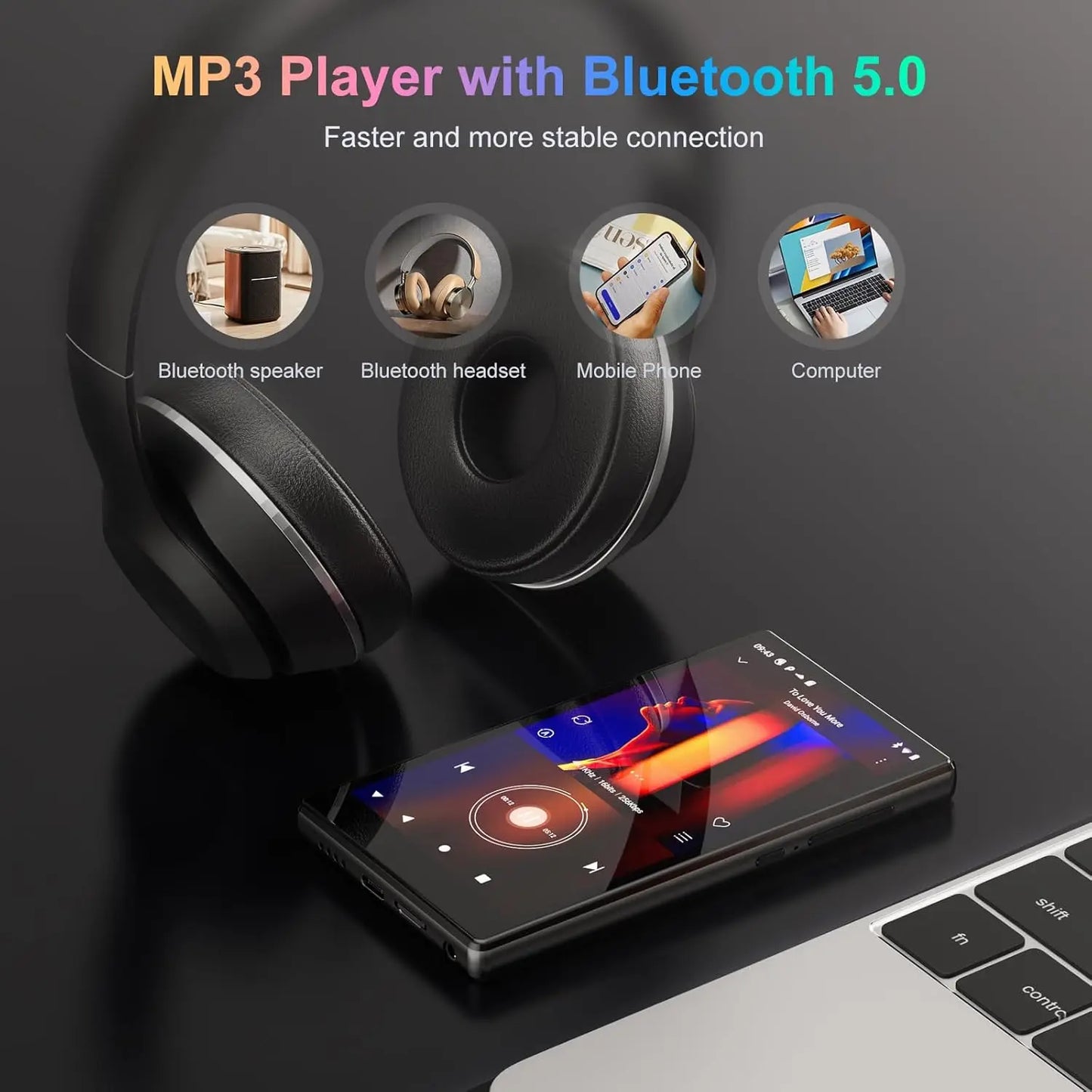 Lecteur MP3/MP4 Android Oilsky M501 Pro – 4.7’’ – Bluetooth 5.0 & Wi-Fi – 96 Go – Écran 1080P – Jusqu’à 1 To - BLACKBEARD OUTDOOR INDUSTRIES
