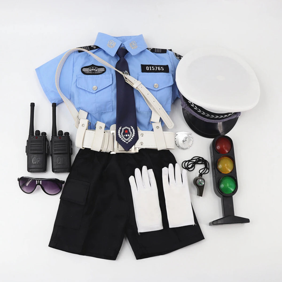 Ensemble Policier Enfant Été – Tenue Police Garçon Spectacle & Jeu de Rôle - BLACKBEARD OUTDOOR INDUSTRIES