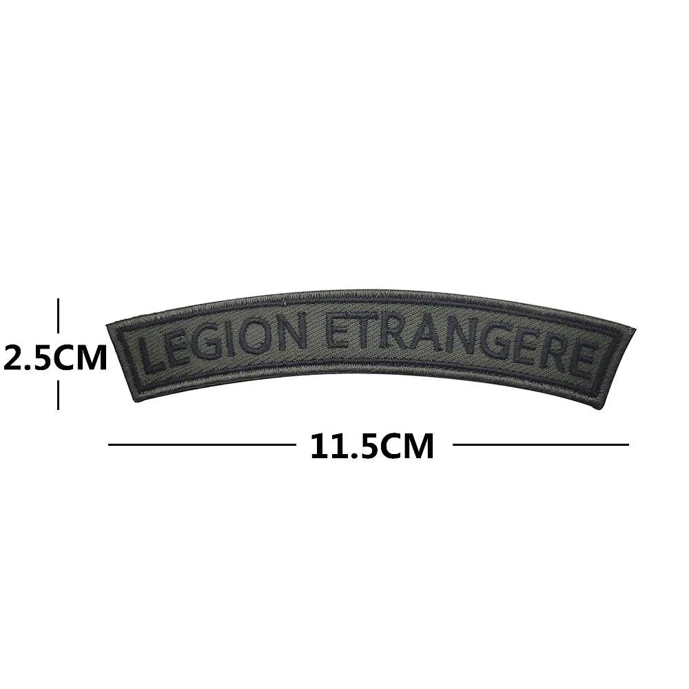 Patch Brodé Légion Étrangère France – Insigne Tactique Hook & Loop | +50 Modèles