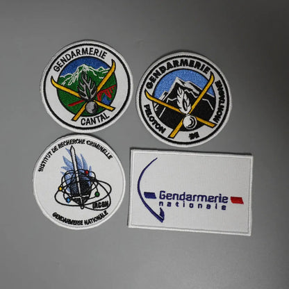 Patch Gendarmerie Nationale Brodé — Velcro ou Thermocollant - BLACKBEARD OUTDOOR INDUSTRIES