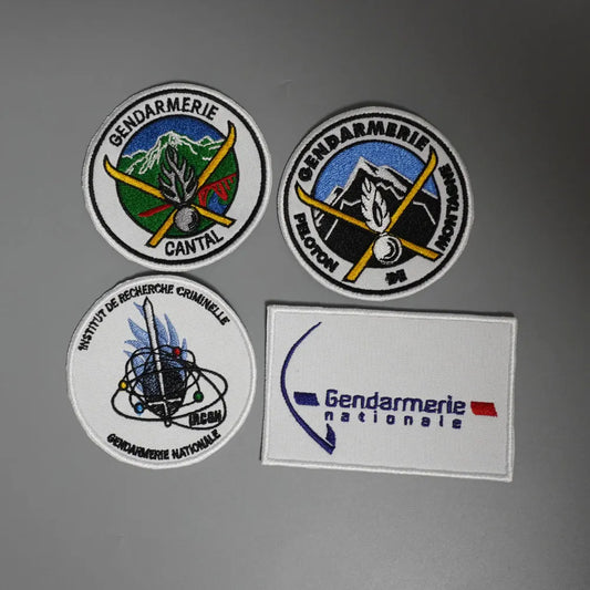 Patch Gendarmerie Nationale Brodé — Velcro ou Thermocollant - BLACKBEARD OUTDOOR INDUSTRIES