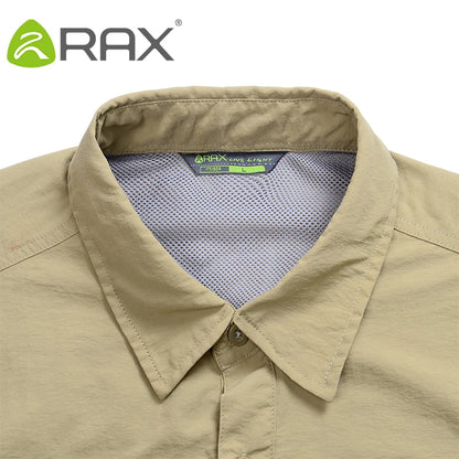RAX Chemise Outdoor Quick-Dry UV Protection Manches Longues – Homme & Femme