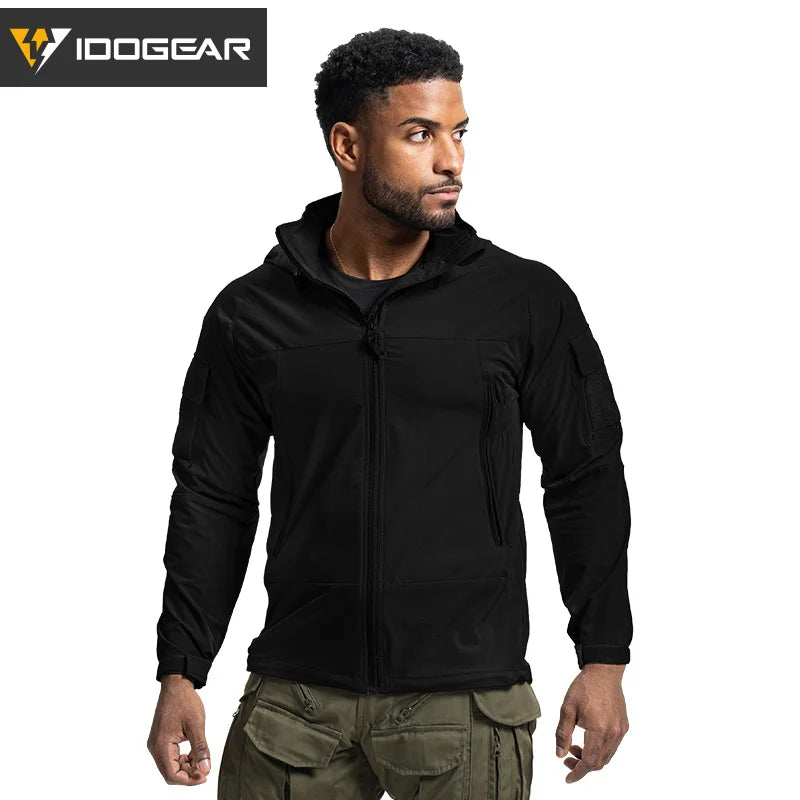 veste tactique IDOGEAR coupe vent imperméable - BLACKBEARD OUTDOOR INDUSTRIES